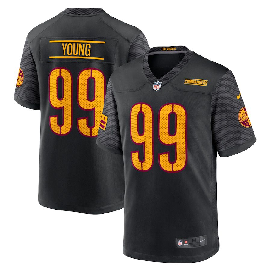 Men Washington Commanders #99 Chase Young Nike Black Alternate Game Player NFL Jersey->new orleans saints->NFL Jersey